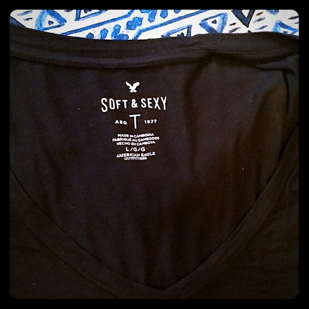 American eagle black long sleeve
